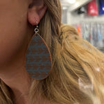 Gray Arrow Earrings