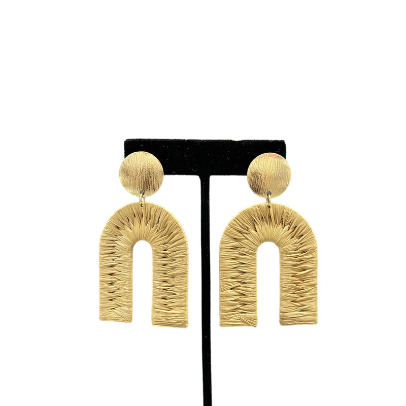Nude/Gold Earrings