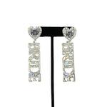 “I Said Yes” Bride Earrings