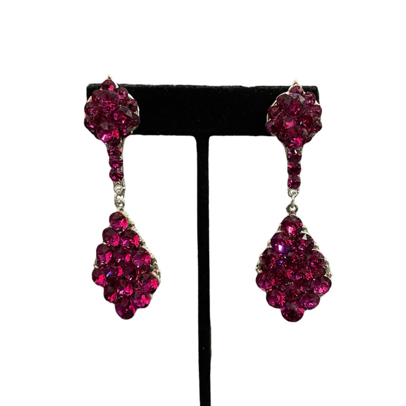 Fuchsia Jim Ball Earrings