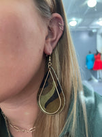Camo/Gold Earrings