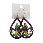 Mardi Gras Earrings