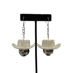 Rhinestone Disco Cowgirl Earrings