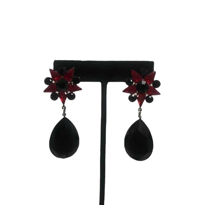 Black/Red Earrings