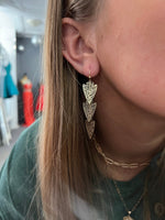 Gold Metal Earrings