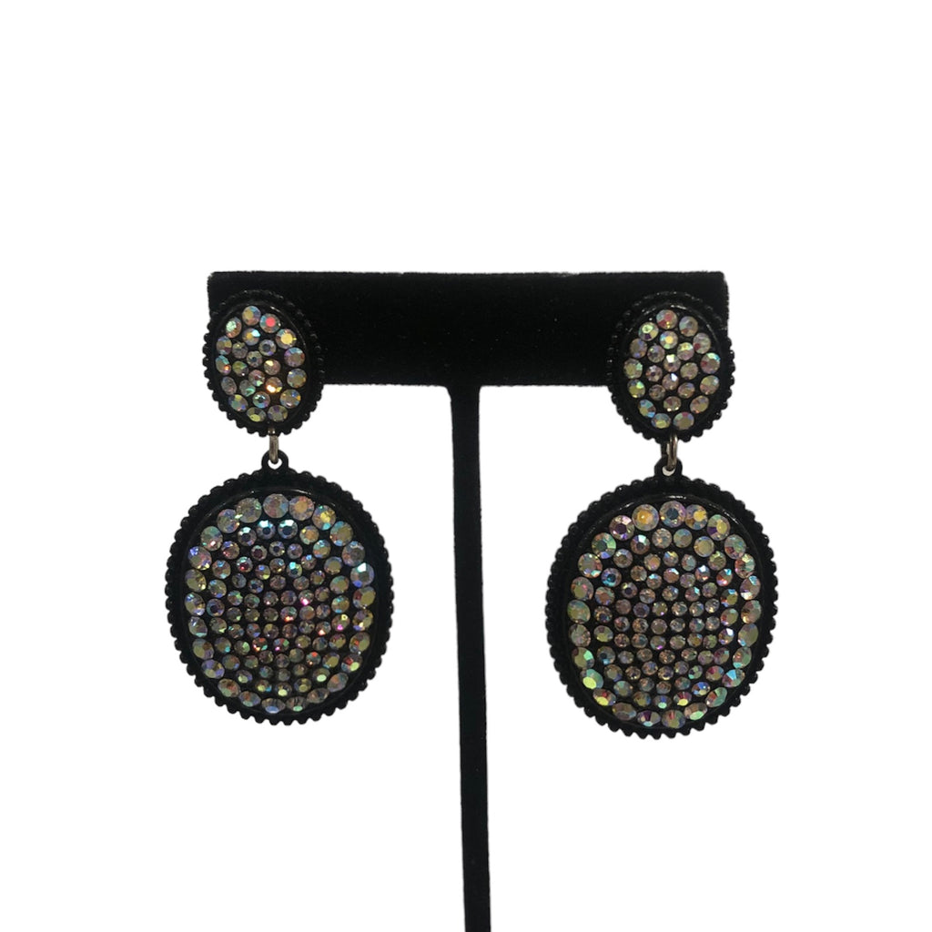 Black/Iridescent Earrings