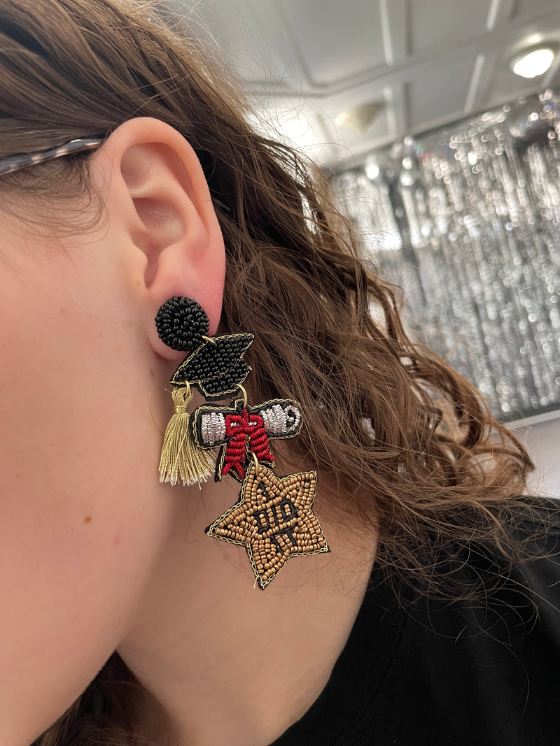 “I Did It” Graduation Earrings