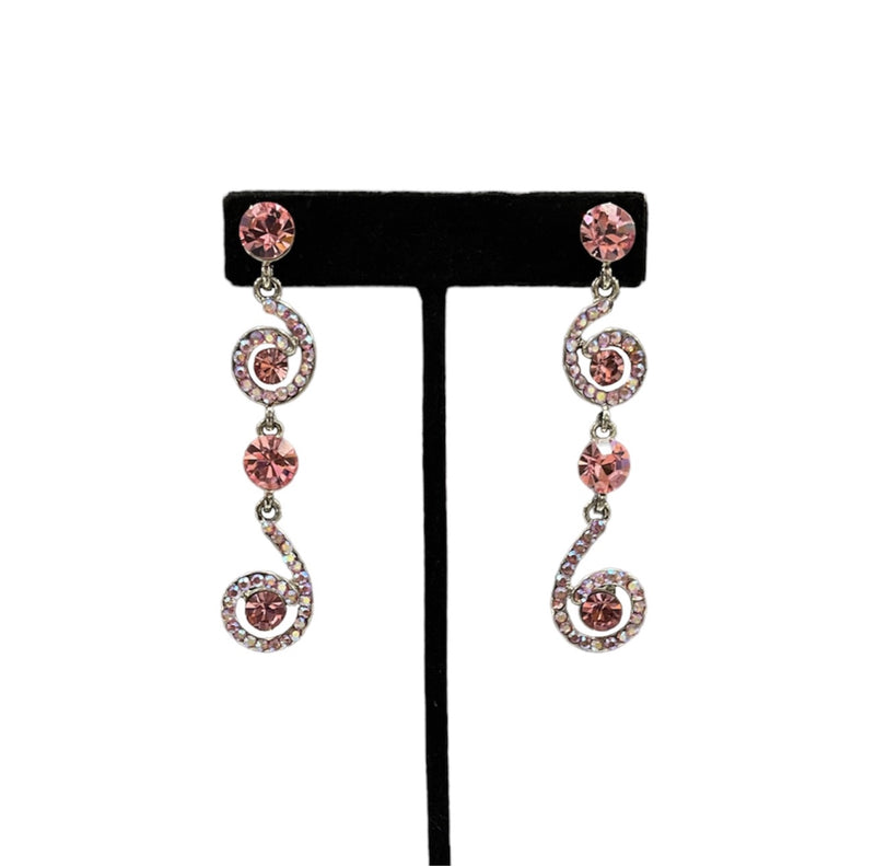 Pink Formal Earrings