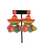 Beaded “Fiesta” Earrings