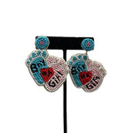 Beaded “Boy or Girl” Earrings