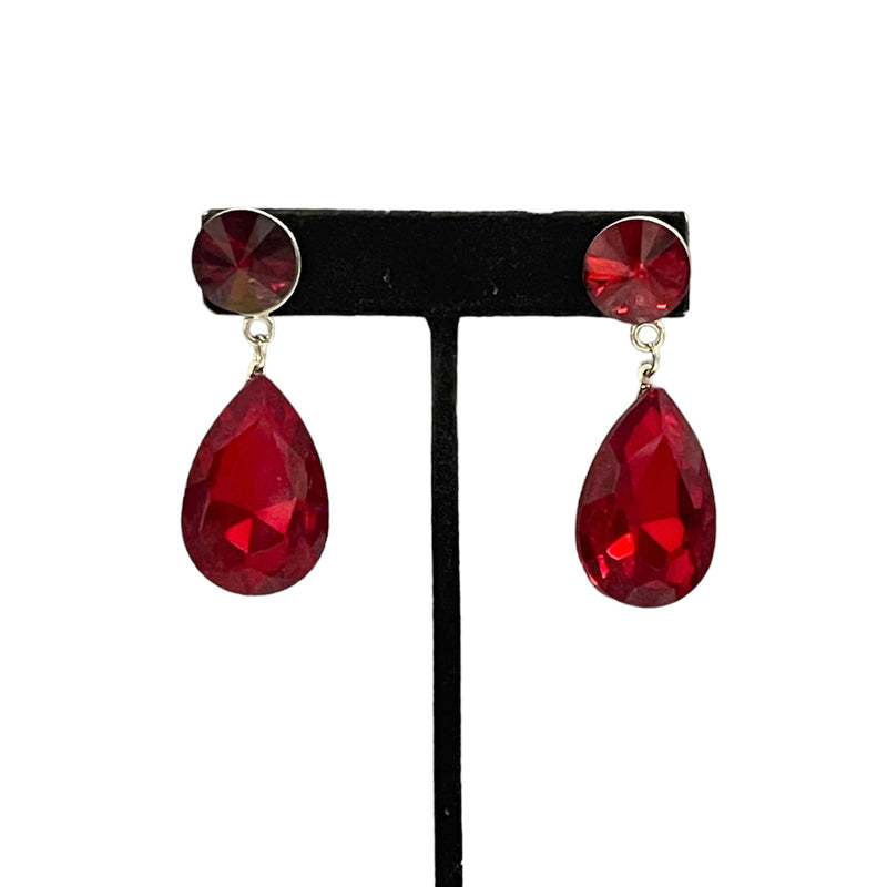 Red Dangle Earrings