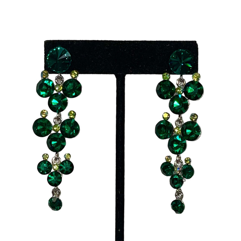 Emerald Jim Ball Earrings