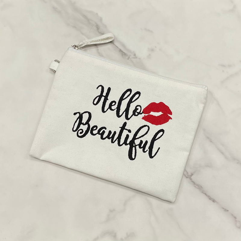 Hello Beautiful makeup bag