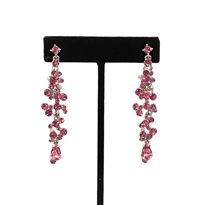 Pink Jim Ball Earrings