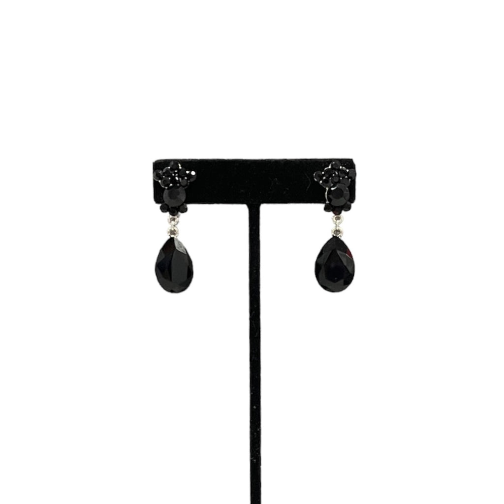Black Jim Ball Earrings