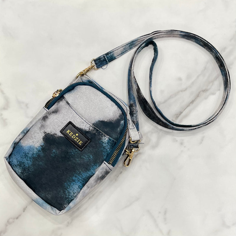 Blue Kedzie crossbody bag – Farmer's Daughter Formals
