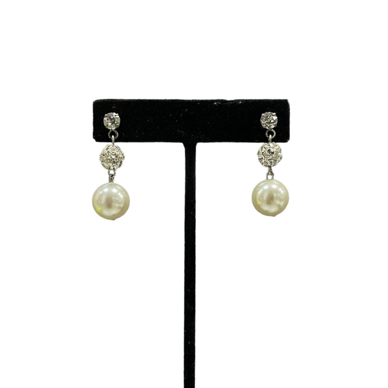 Ivory Pearl Jim Ball Earrings