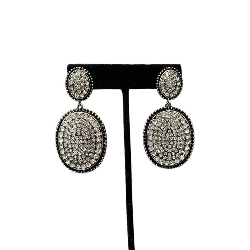 Silver/Black Earrings