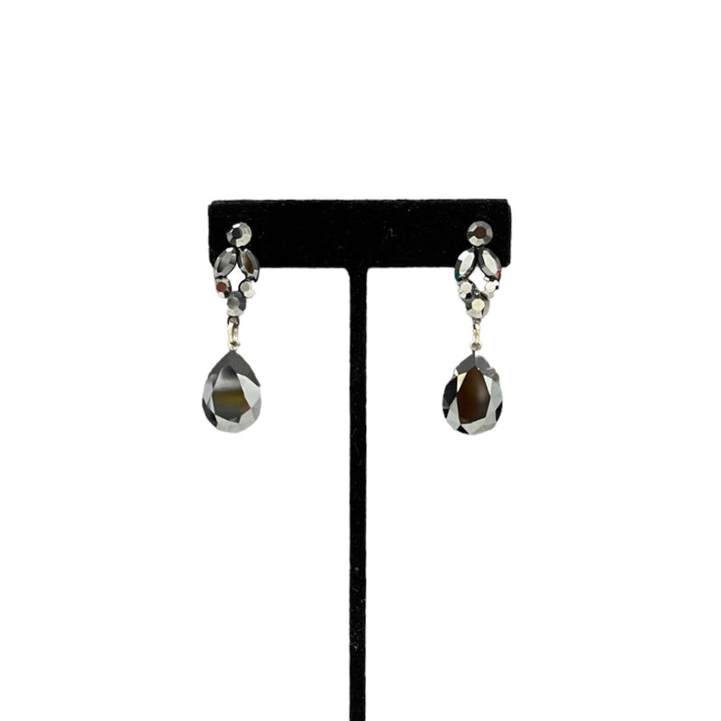 Black Nickel Jim Ball Earrings