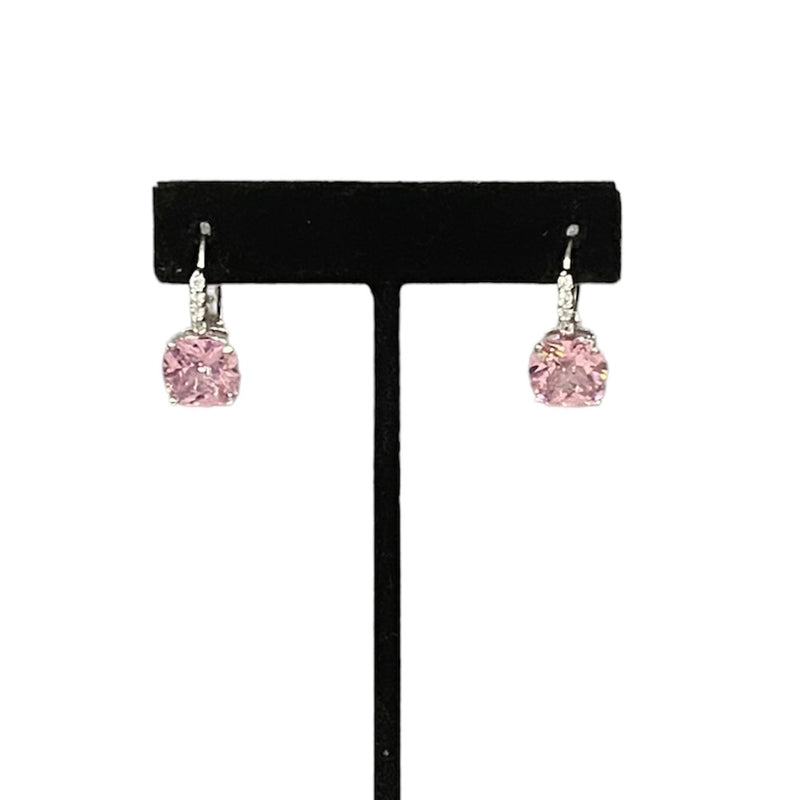 Pink Jim Ball Earrings