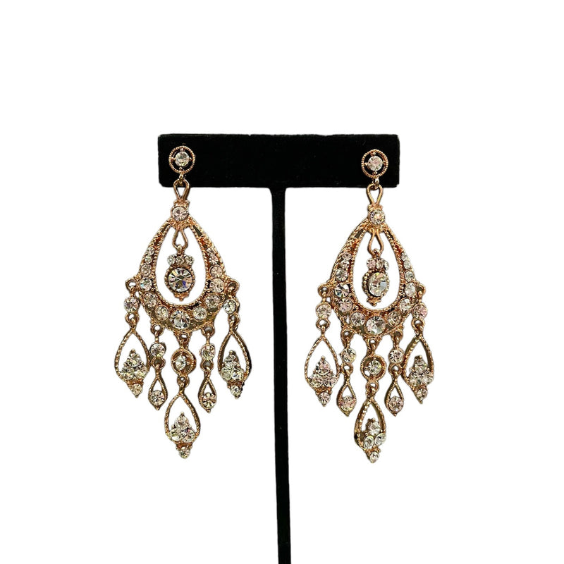 Rose Gold/Cubic Zirconia Jim Ball Earrings Farmer's Daughter Formals Rose Gold/Cubic Zirconia Jim Ball Earrings Farmer's Daughter Formals