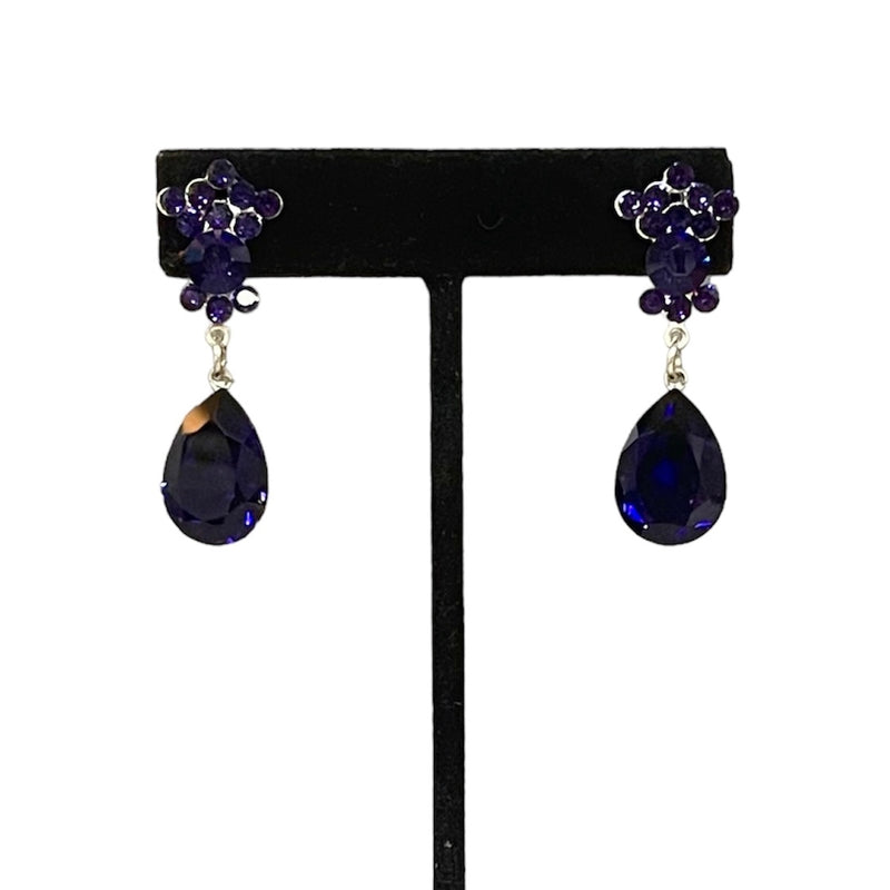 Purple Jim Ball Earrings