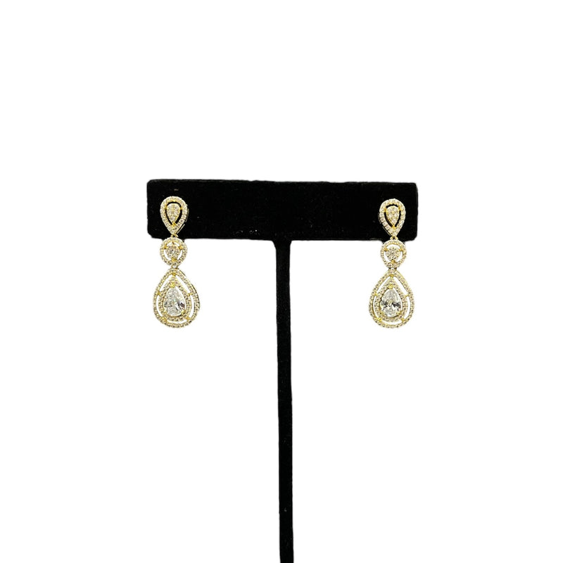 Gold/Silver Dangle Earrings